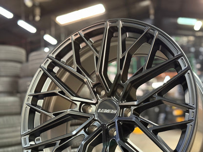 New 20X9 ET15 Lenso Ventus Rim (4 wheel) Matt Black 6X139.7