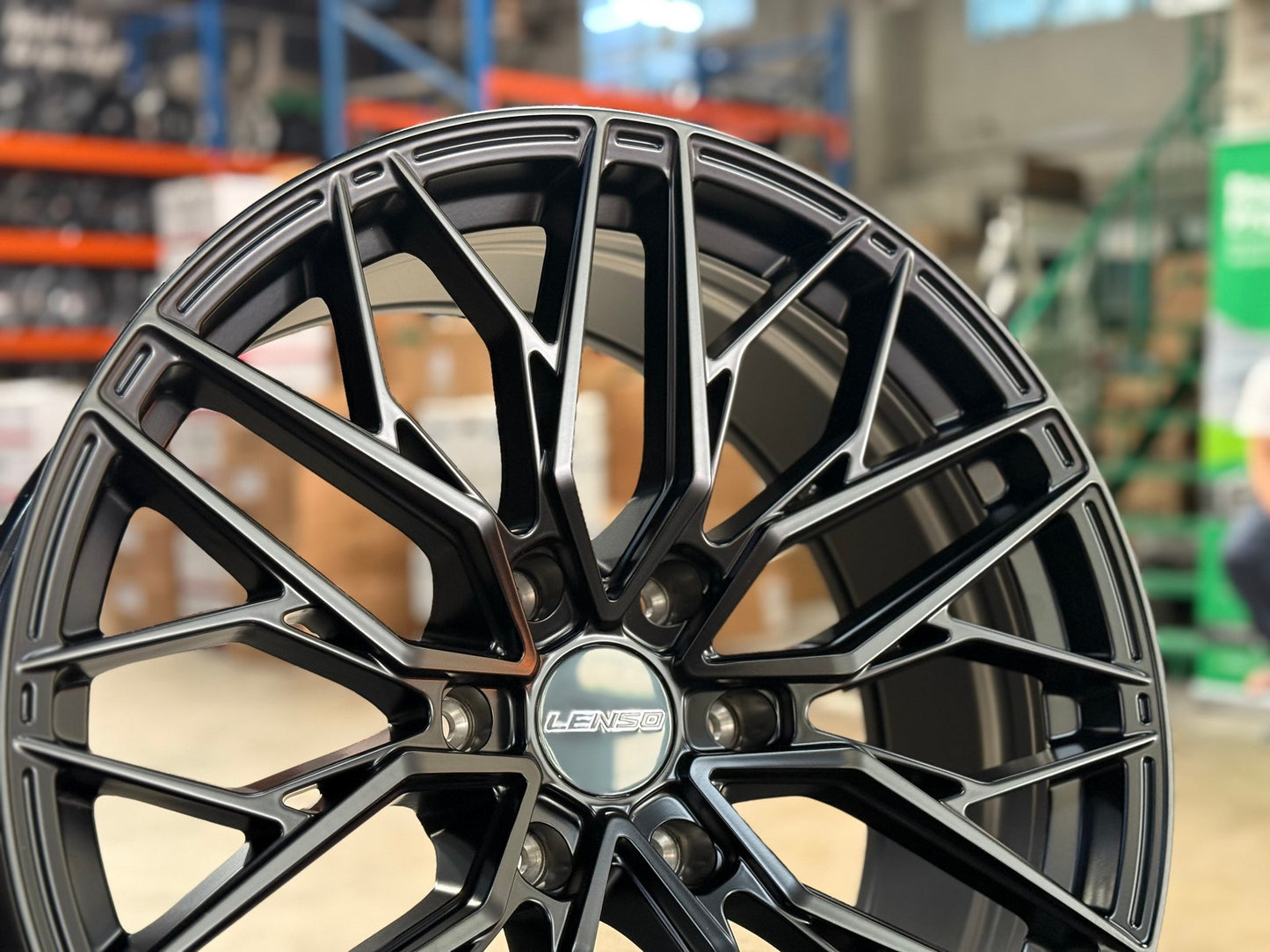 New 20X9 ET15 Lenso Ventus Rim (4 wheel) Matt Black 6X139.7