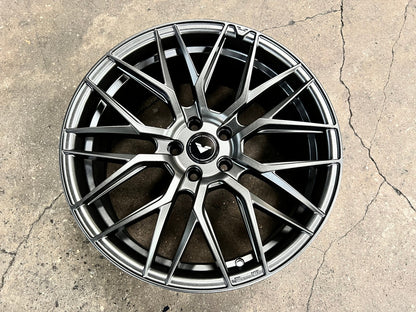 New 19X8.5 ET40 Vorsteiner VFF107 Rim (4 wheel) Matt Gunmetal 5X112
