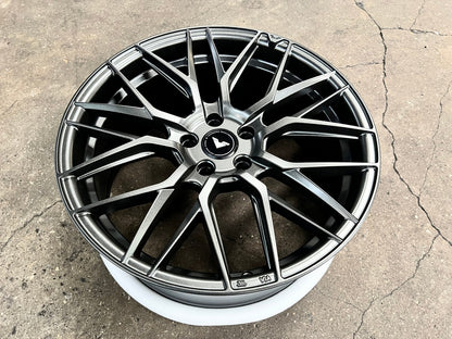 New 19X8.5 ET40 Vorsteiner VFF107 Rim (4 wheel) Matt Gunmetal 5X112
