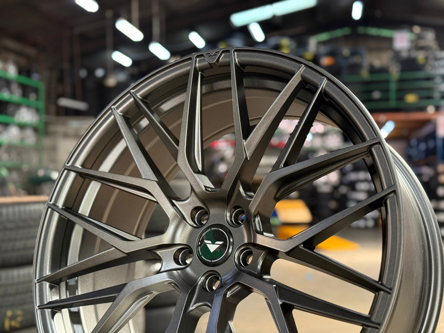 New 22X9 ET30 Vorsteiner VFF107 Rim (4 wheel) Matt Gunmetal 5X114.3