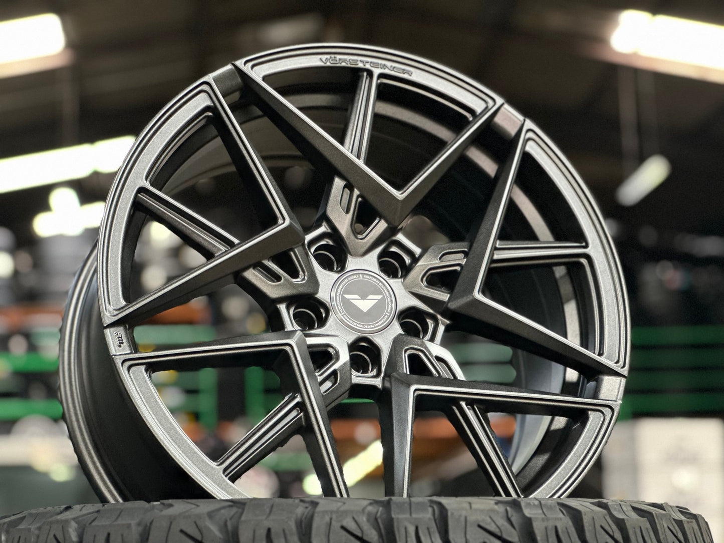 New 19X8.5 ET40 Vorsteiner VFF113 Rim (4 wheel) Matt Gunmetal 5X112