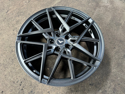 New 19X8.5 ET40 Vorsteiner VFF113 Rim (4 wheel) Matt Gunmetal 5X112