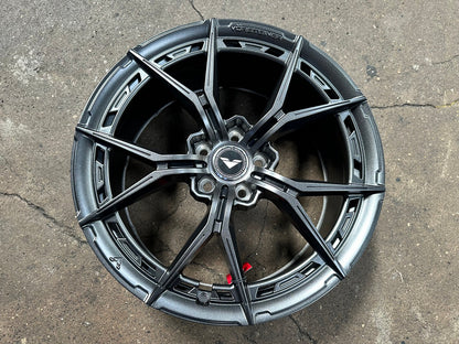 New 19X8.5 ET40 Vorsteiner VFX002 Rim (4 wheel) Matt Gunmetal 5X112