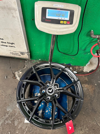 New 19X8.5 ET40 Vorsteiner VFX002 Rim (4 wheel) Matt Gunmetal 5X112