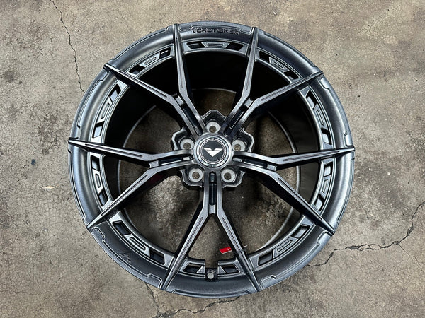 New 19X9.5 ET46 Vorsteiner VFX002 Rim (4 wheel) Matt Gunmetal 5X112