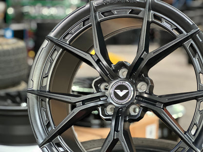 New 19X9.5 ET46 Vorsteiner VFX002 Rim (4 wheel) Matt Gunmetal 5X112