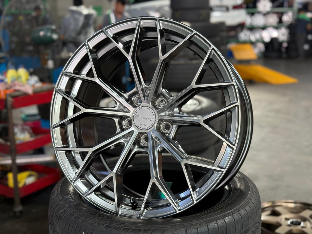 New 18X8.5 ET35 Lenso VNA Rim (4 wheel) Matt Gunmetal 5X108