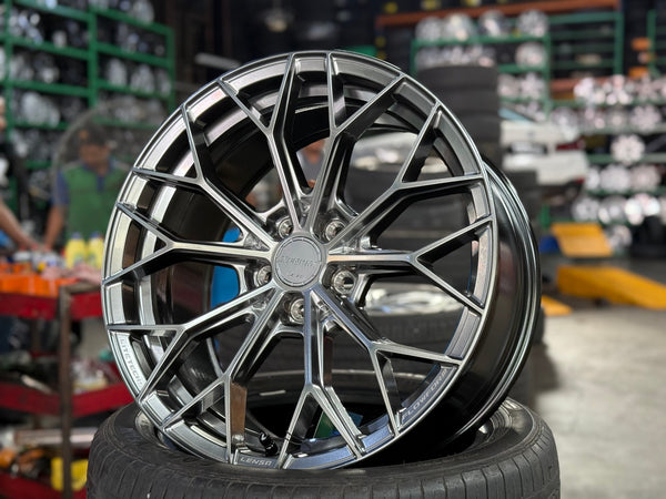 New 18X8.5 ET35 Lenso VNA Rim (4 wheel) Matt Gunmetal 5X108