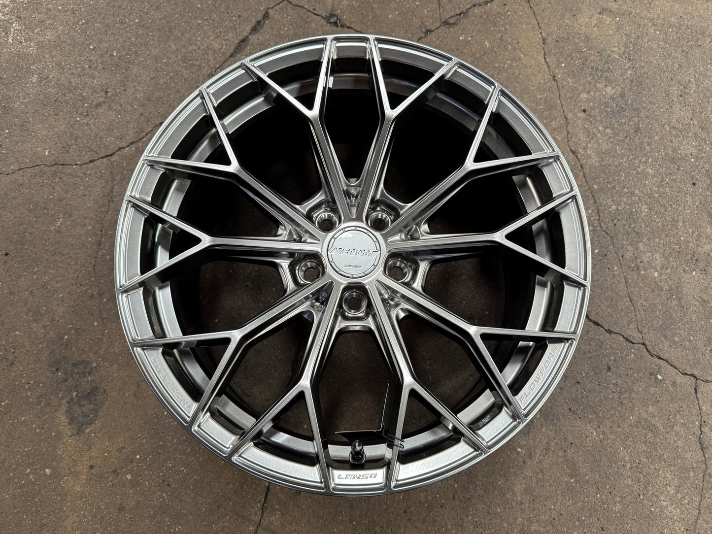 New 18X8.5 ET35 Lenso VNA Rim (4 wheel) Matt Gunmetal 5X108