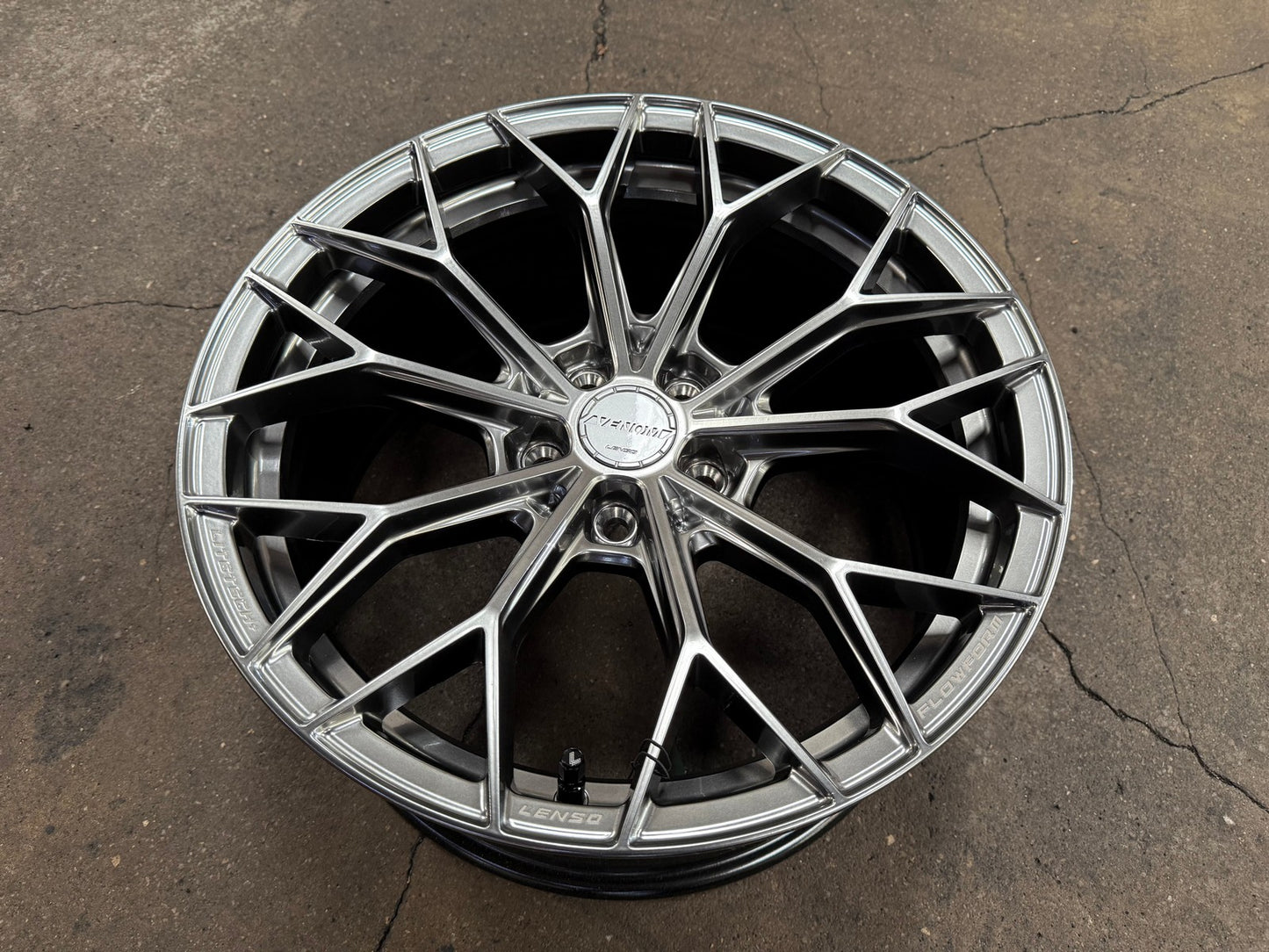 New 18X8.5 ET35 Lenso VNA Rim (4 wheel) Matt Gunmetal 5X108