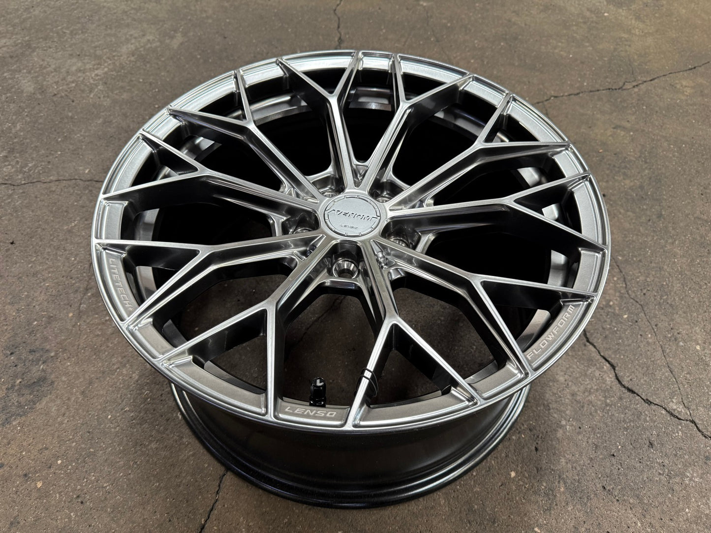 New 18X8.5 ET35 Lenso VNA Rim (4 wheel) Matt Gunmetal 5X108