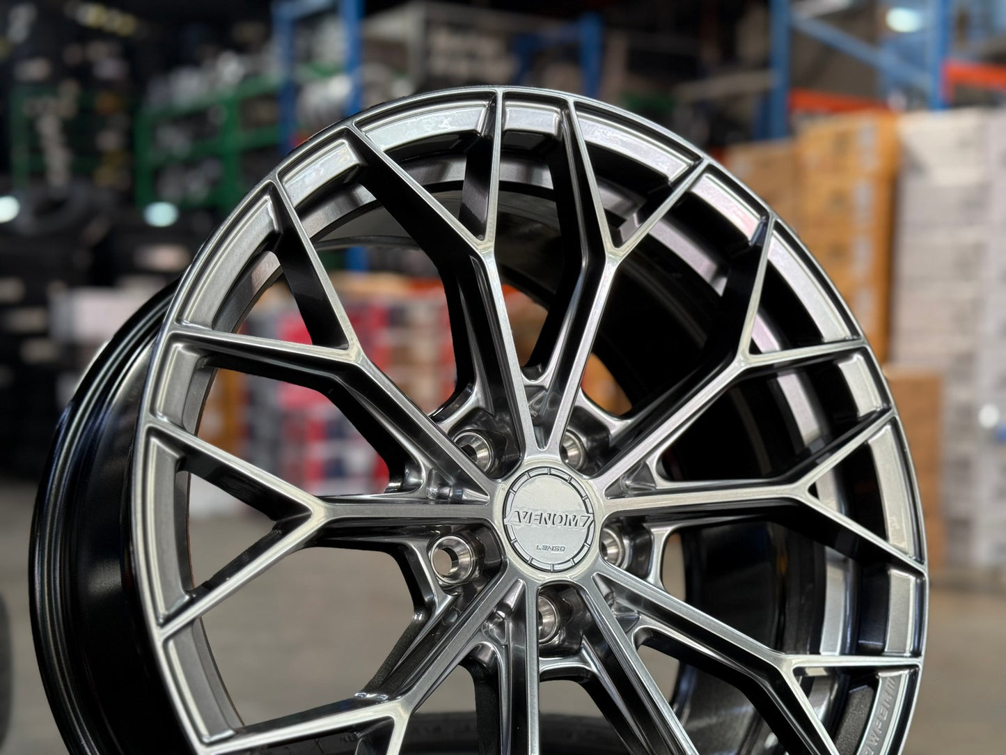 New 18X8.5 ET35 Lenso VNA Rim (4 wheel) Matt Gunmetal 5X108