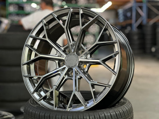 New 18X8.5 ET35 Lenso VNA Rim (4 wheel) Matt Gunmetal 5X114.3