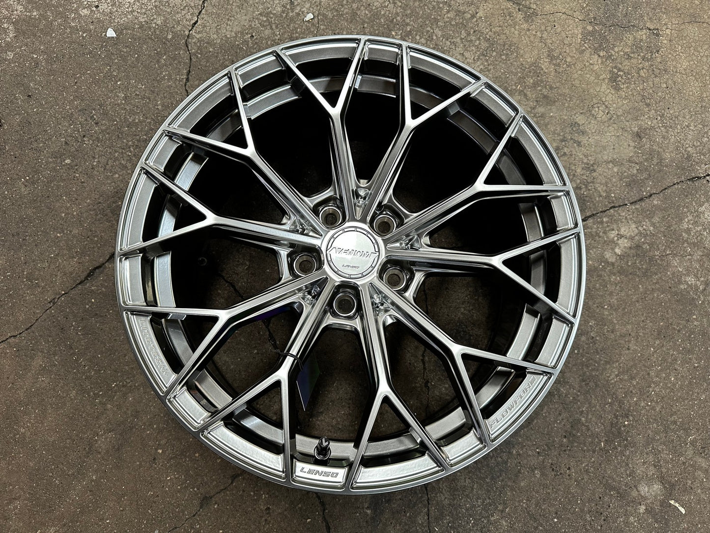 New 18X8.5 ET35 Lenso VNA Rim (4 wheel) Matt Gunmetal 5X114.3