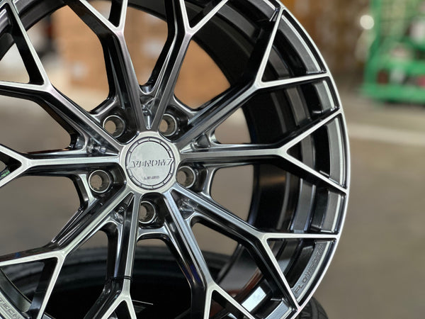 New 18X8.5 ET35 Lenso VNA Rim (4 wheel) Matt Gunmetal 5X114.3