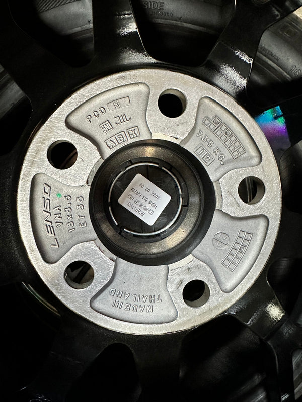 New 18X8.5 ET35 Lenso VNA Rim (4 wheel) Matt Gunmetal 5X114.3