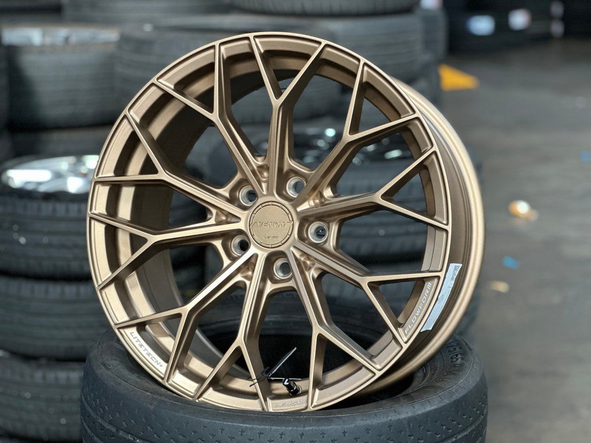 New 18X8.5 ET35 Lenso VNA Rim (4 wheel) Matt Bronze 5X114.3