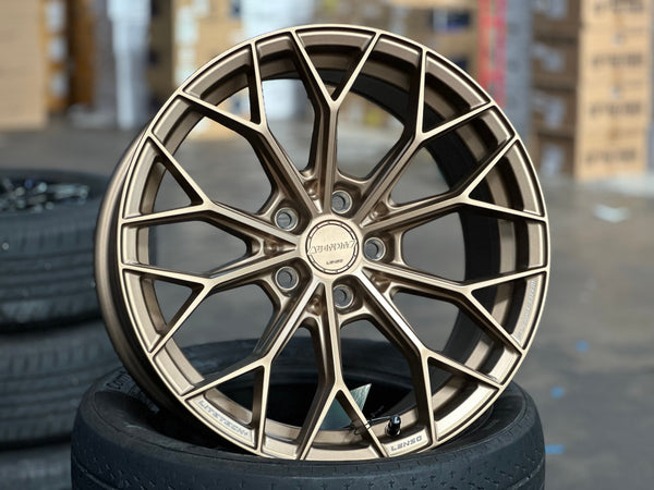 New 18X8.5 ET35 Lenso VNA Rim (4 wheel) Matt Bronze 5X114.3