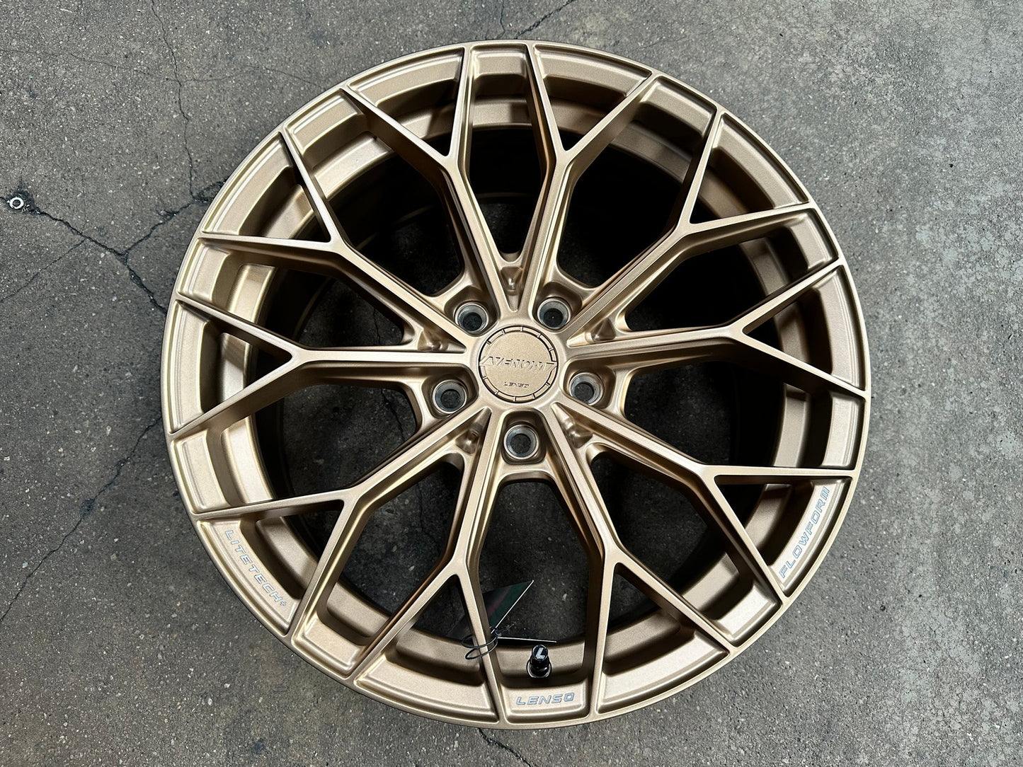 New 18X8.5 ET35 Lenso VNA Rim (4 wheel) Matt Bronze 5X114.3