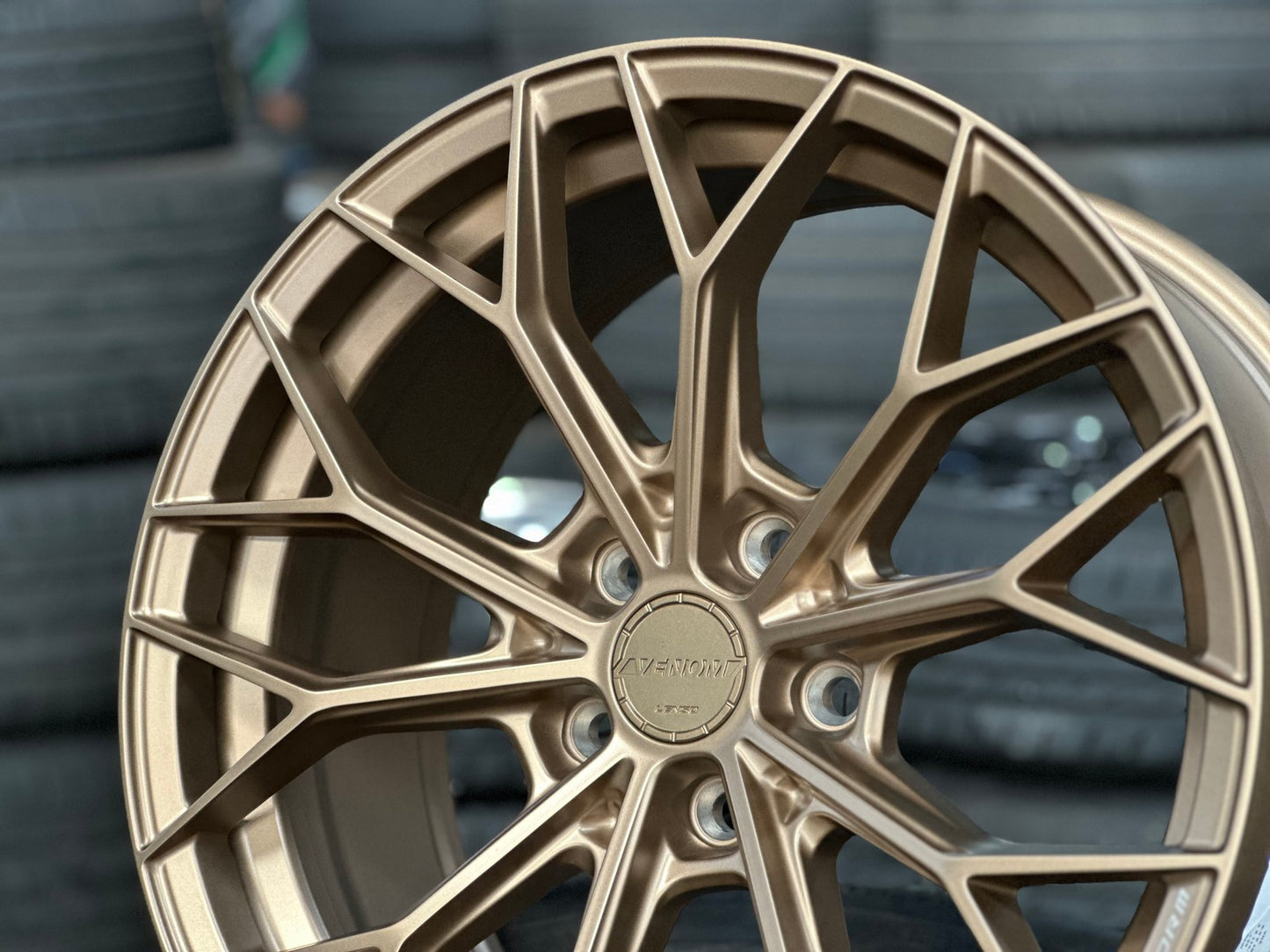 New 18X8.5 ET35 Lenso VNA Rim (4 wheel) Matt Bronze 5X114.3