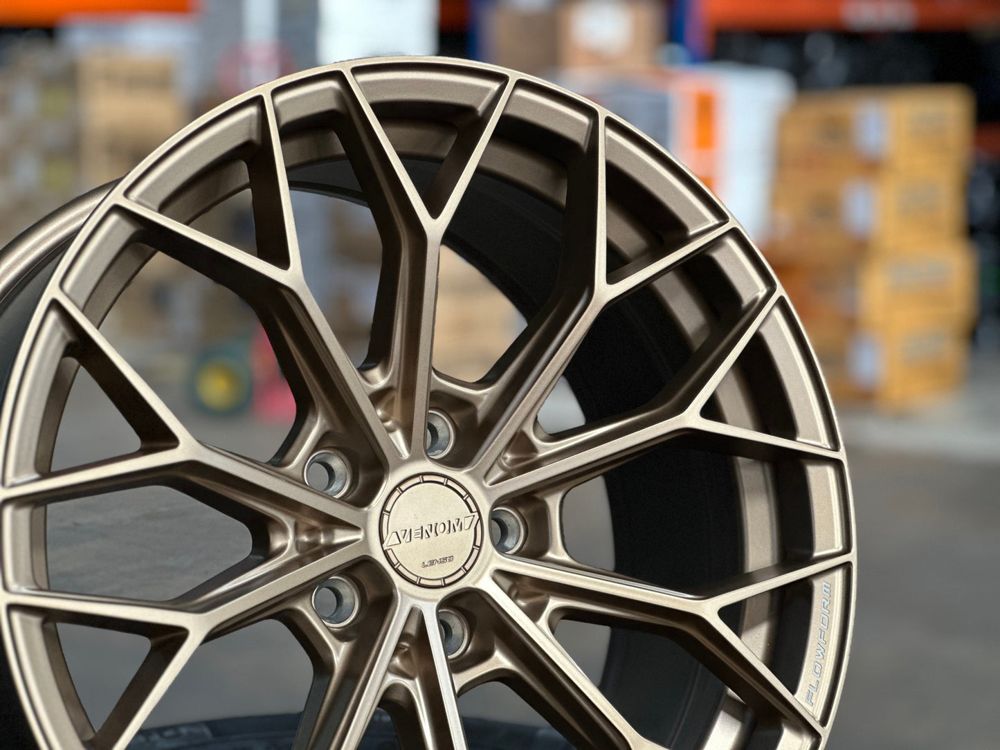 New 18X8.5 ET35 Lenso VNA Rim (4 wheel) Matt Bronze 5X114.3