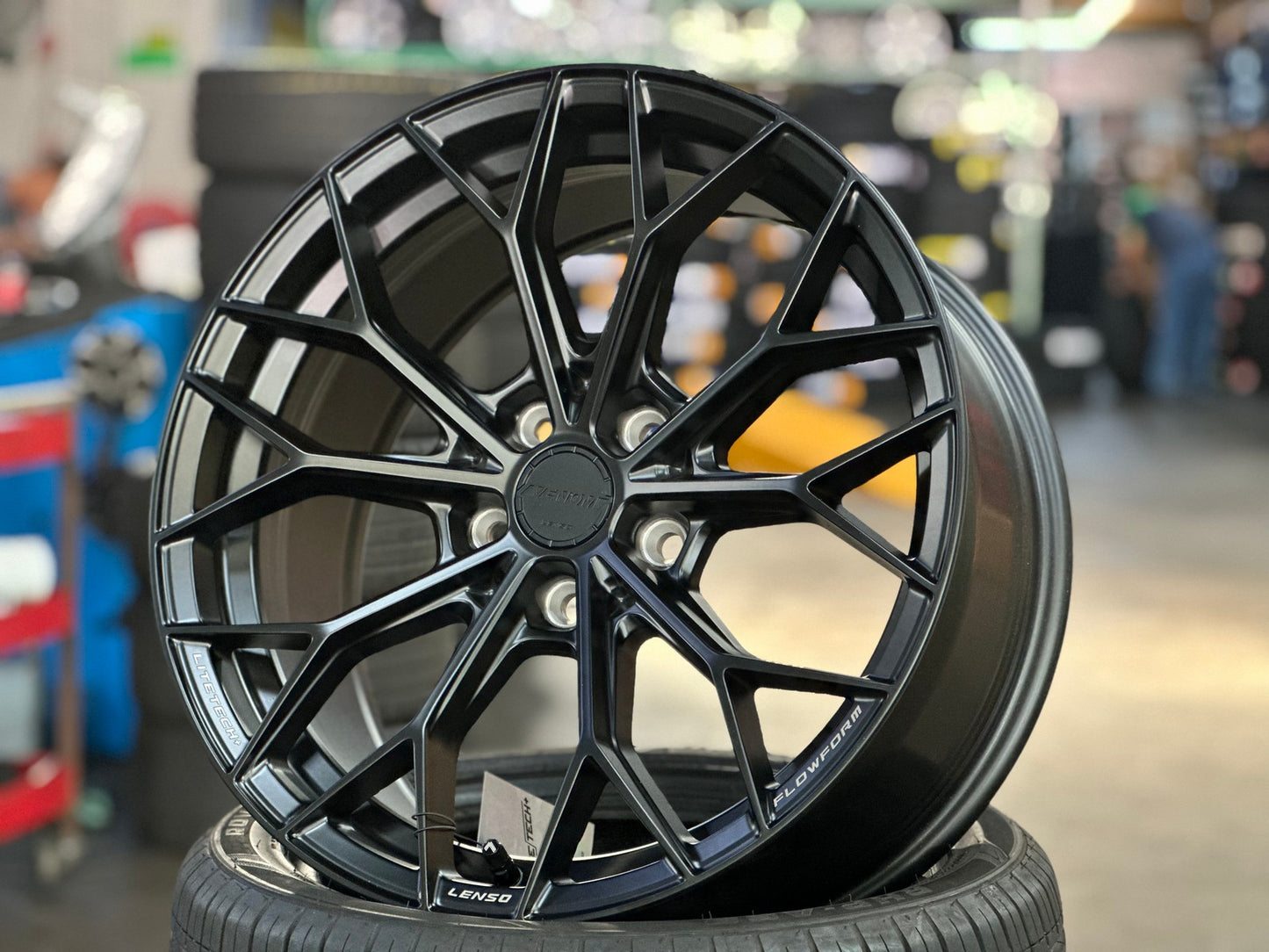 New 18X8.5 ET35 Lenso VNA Rim (4 wheel) Matt Black 5X114.3