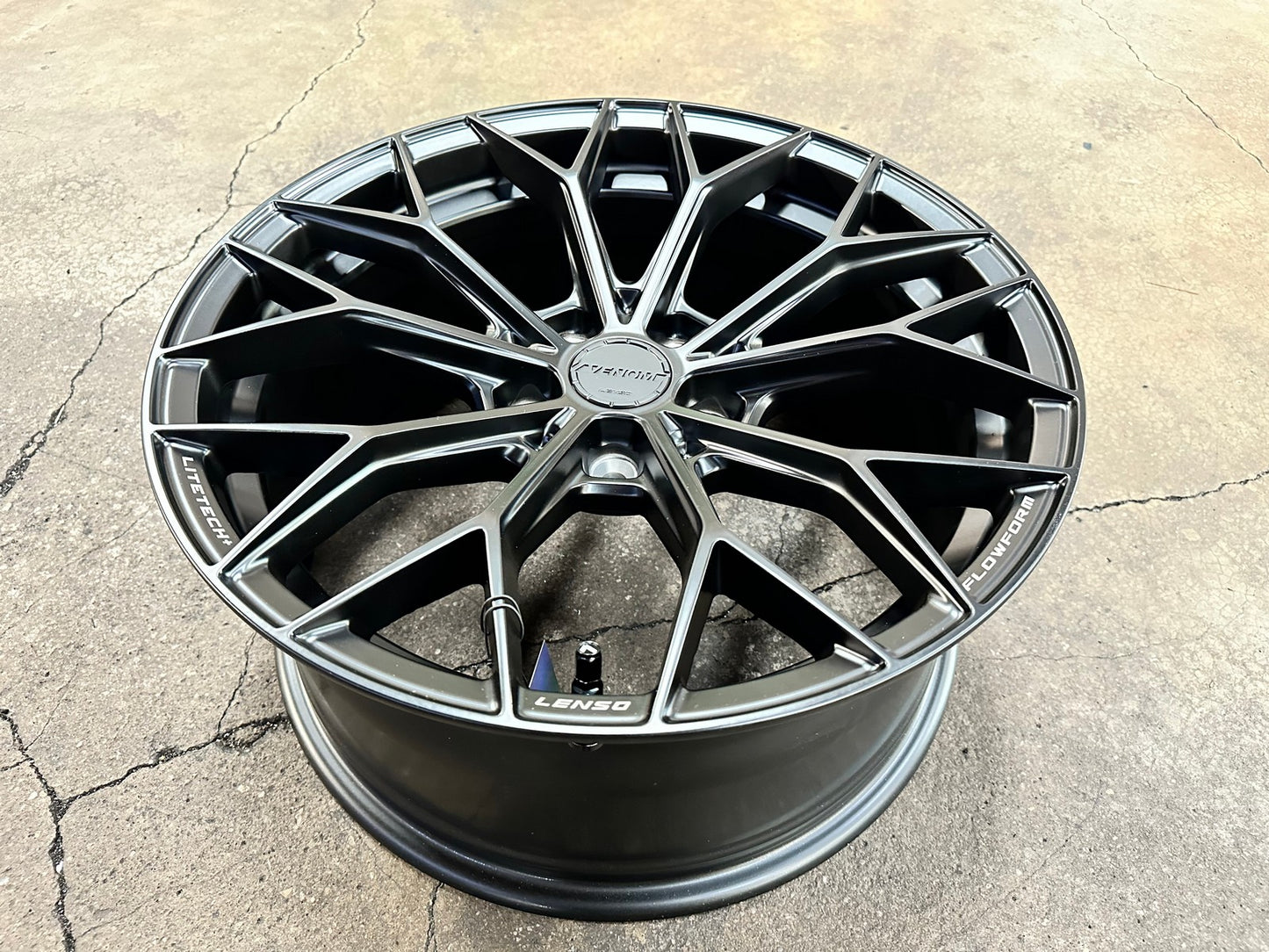 New 18X8.5 ET35 Lenso VNA Rim (4 wheel) Matt Black 5X114.3