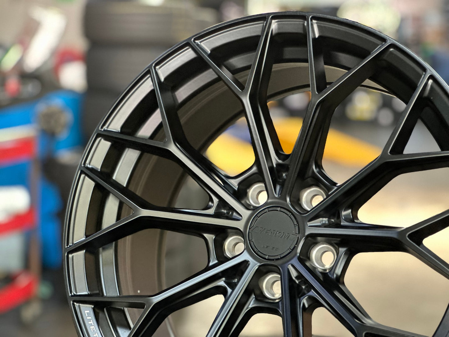 New 18X8.5 ET35 Lenso VNA Rim (4 wheel) Matt Black 5X114.3