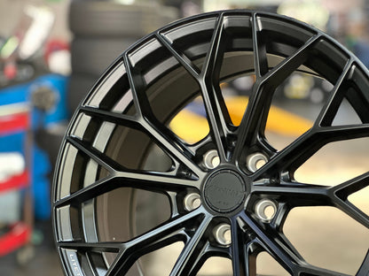 New 18X8.5 ET35 Lenso VNA Rim (4 wheel) Matt Black 5X114.3
