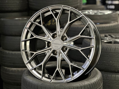 New 19X8.5 ET35 Lenso VNA Rim (4 wheel) Matt Gunmetal 5X114.3