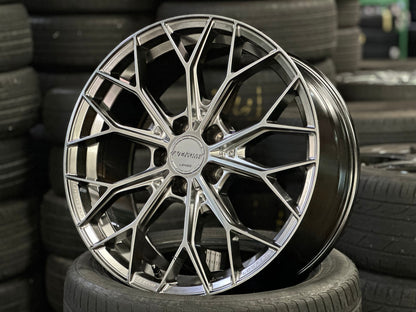 New 19X8.5 ET35 Lenso VNA Rim (4 wheel) Matt Gunmetal 5X114.3