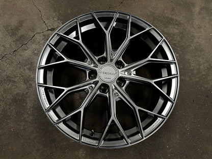 New 19X8.5 ET35 Lenso VNA Rim (4 wheel) Matt Gunmetal 5X114.3