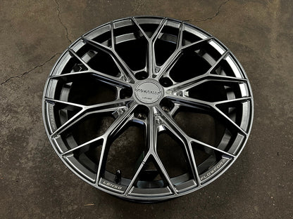 New 19X8.5 ET35 Lenso VNA Rim (4 wheel) Matt Gunmetal 5X114.3