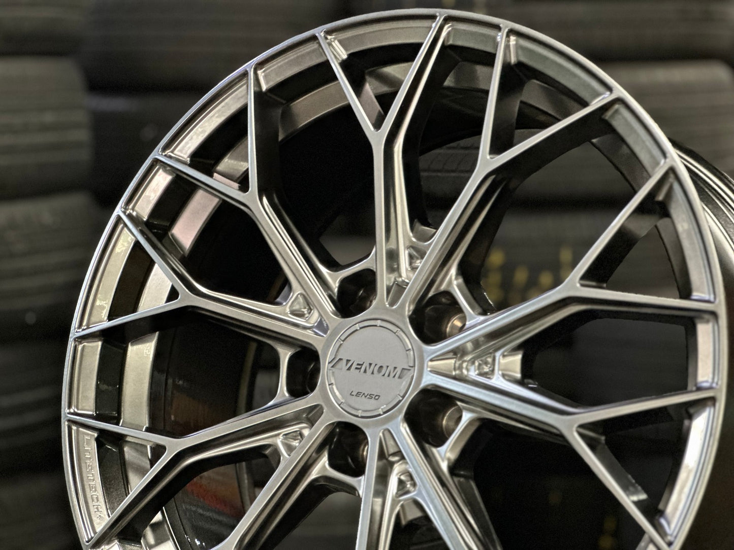 New 19X8.5 ET35 Lenso VNA Rim (4 wheel) Matt Gunmetal 5X114.3
