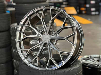 New 20X9 ET38 Lenso VNA Rim (4 wheel) Matt Gunmetal 5X120