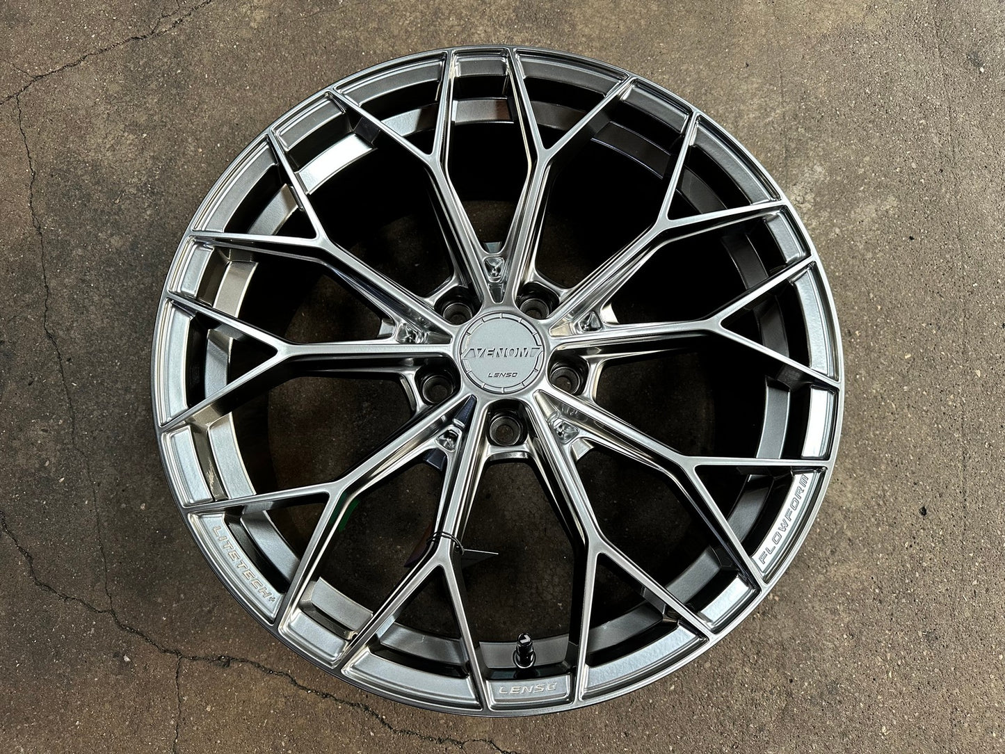 New 20X9 ET38 Lenso VNA Rim (4 wheel) Matt Gunmetal 5X120