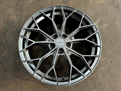 New 20X9 ET38 Lenso VNA Rim (4 wheel) Matt Gunmetal 5X120