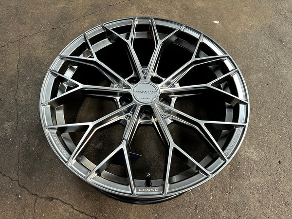 New 20X9 ET38 Lenso VNA Rim (4 wheel) Matt Gunmetal 5X120