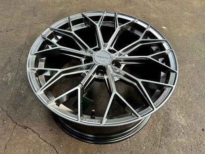 New 20X9 ET38 Lenso VNA Rim (4 wheel) Matt Gunmetal 5X120