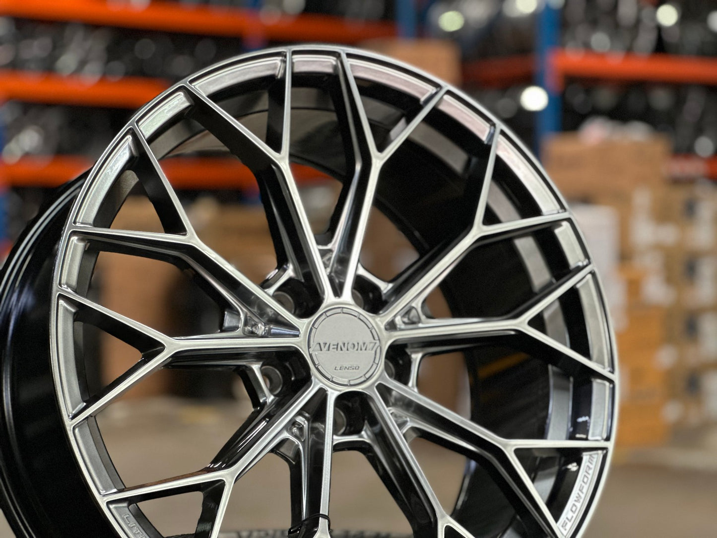 New 20X9 ET38 Lenso VNA Rim (4 wheel) Matt Gunmetal 5X120