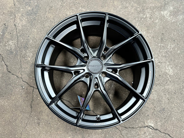 New 17X7 ET35 Lenso VNB Rim (4 wheel) Matt Black 4X100