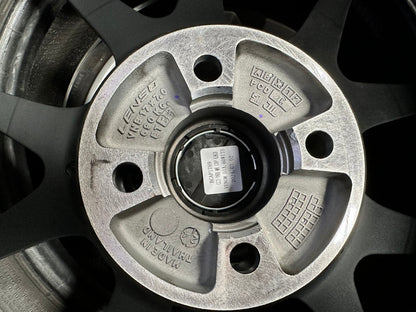 New 17X7 ET35 Lenso VNB Rim (4 wheel) Matt Black 4X100