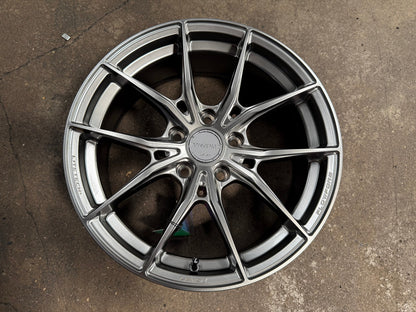 New 17X7 ET35 Lenso VNB Rim (4 wheel) Matt Gunmetal 5X114.3