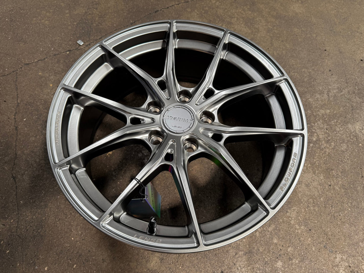 New 17X7 ET35 Lenso VNB Rim (4 wheel) Matt Gunmetal 5X114.3