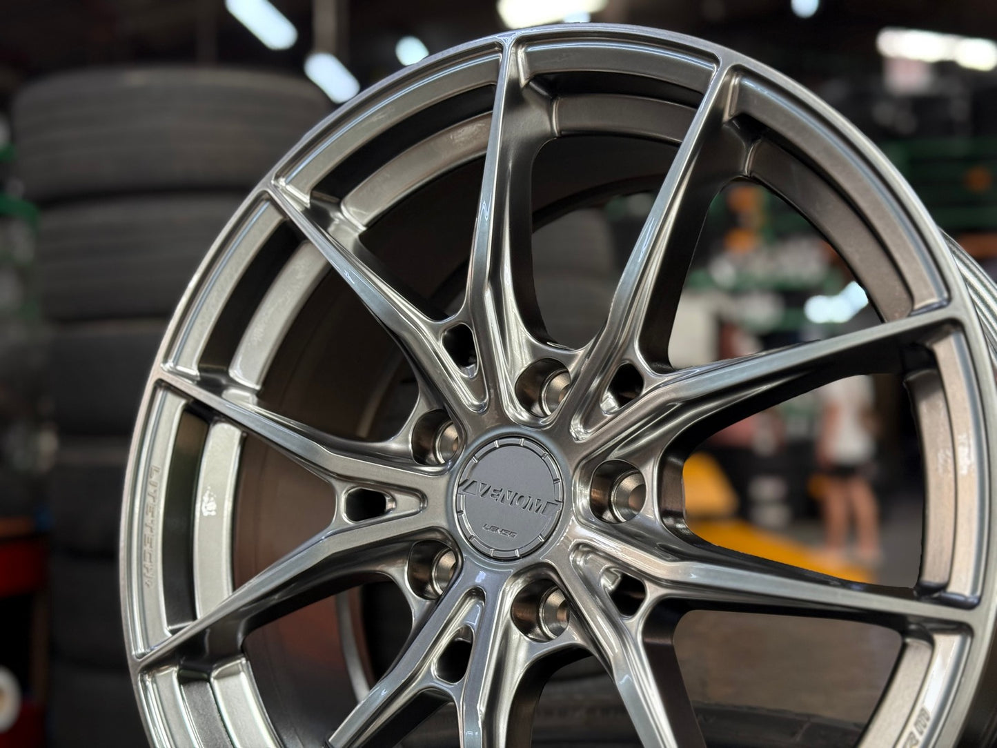 New 17X7 ET35 Lenso VNB Rim (4 wheel) Matt Gunmetal 5X114.3