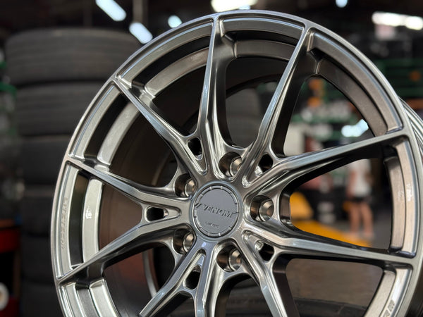 New 17X7 ET35 Lenso VNB Rim (4 wheel) Matt Gunmetal 5X114.3