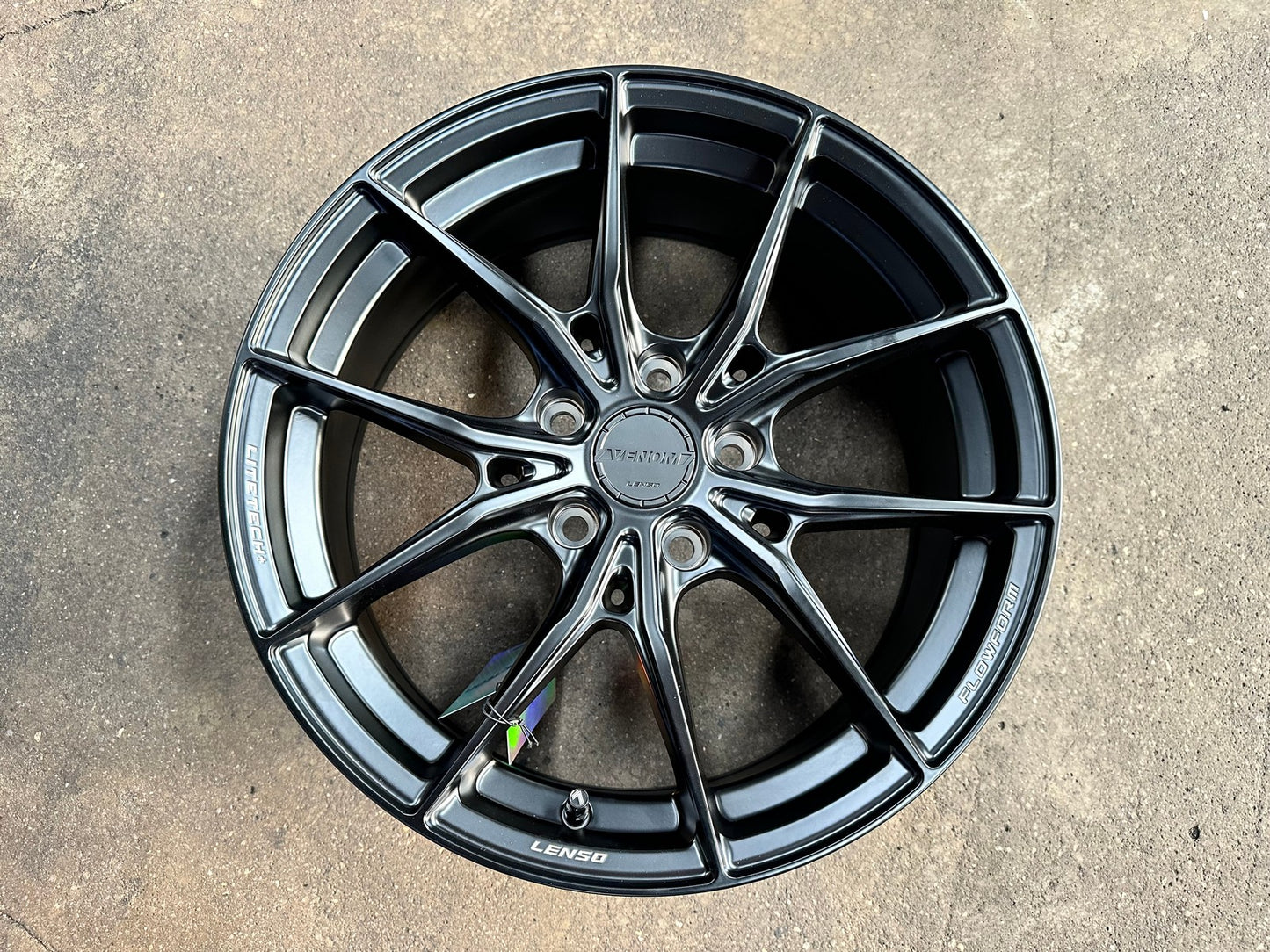 New 17X7 ET35 Lenso VNB Rim (4 wheel) Matt Black 5X114.3