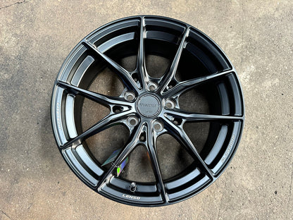 New 17X7 ET35 Lenso VNB Rim (4 wheel) Matt Black 5X114.3