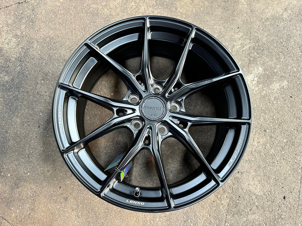New 17X7 ET35 Lenso VNB Rim (4 wheel) Matt Black 5X114.3